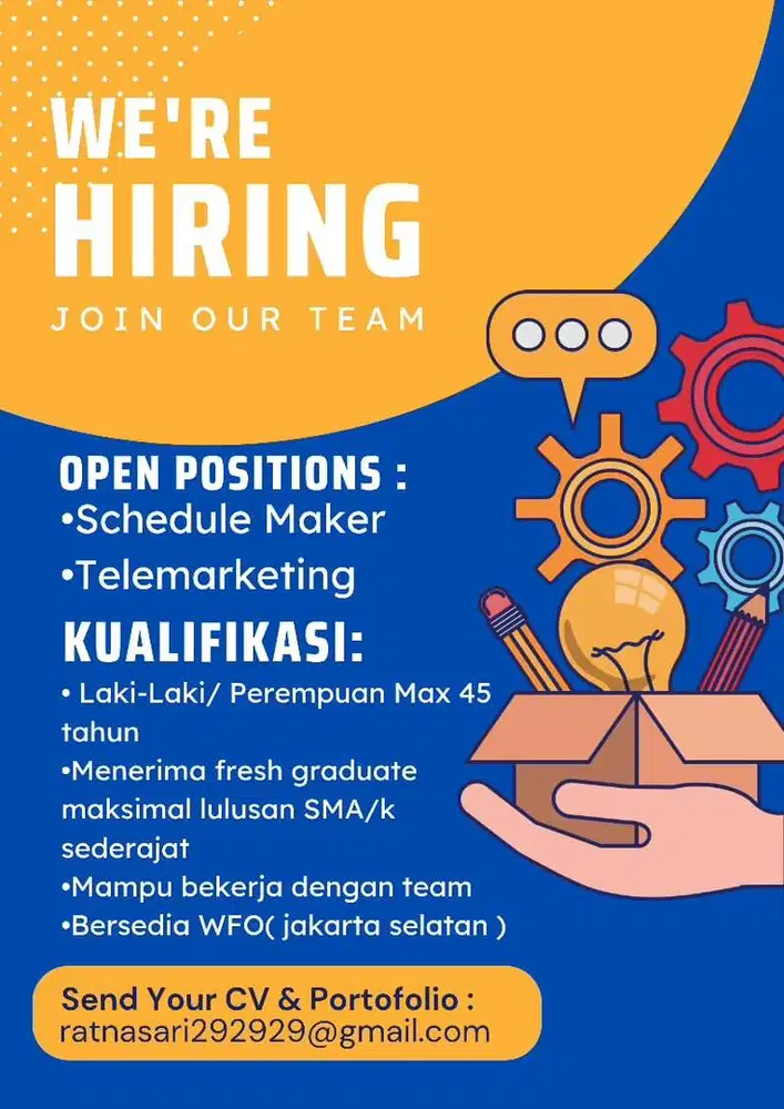 Loker telemarketing segera