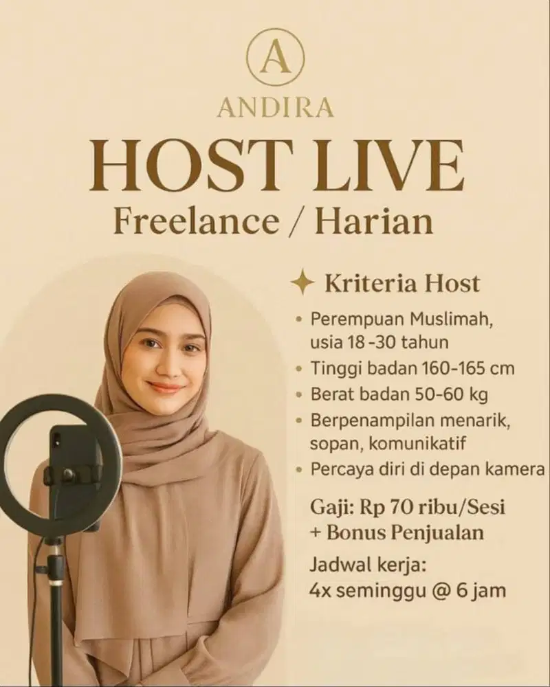 HOST LIVE FREELANCE