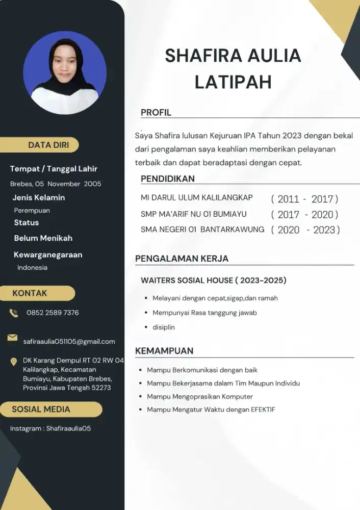Saya lagi Mencari pekerjaan