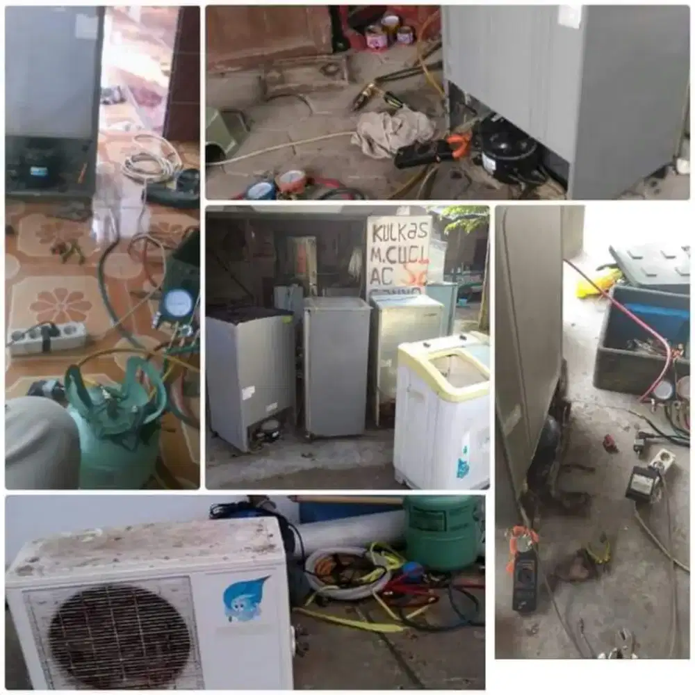 Jasa service kulkas,showcase,frezer,m.cuci dan AC