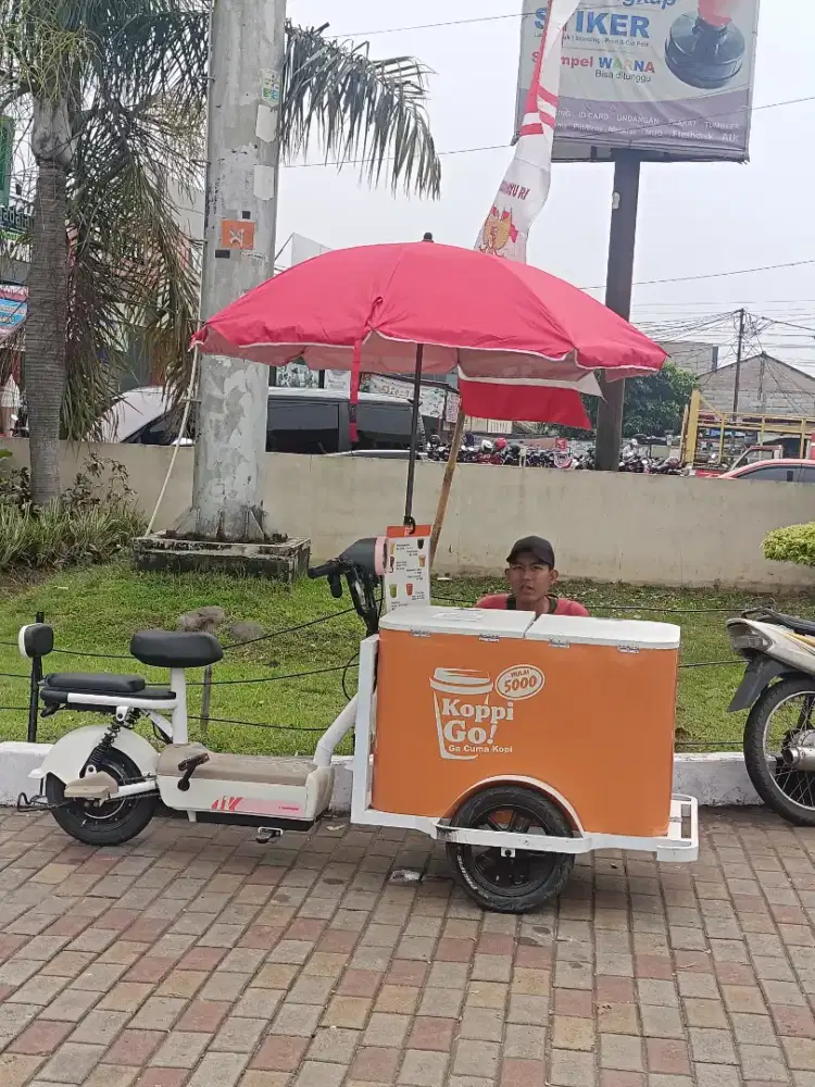Driver Sepeda Kopi Keliling