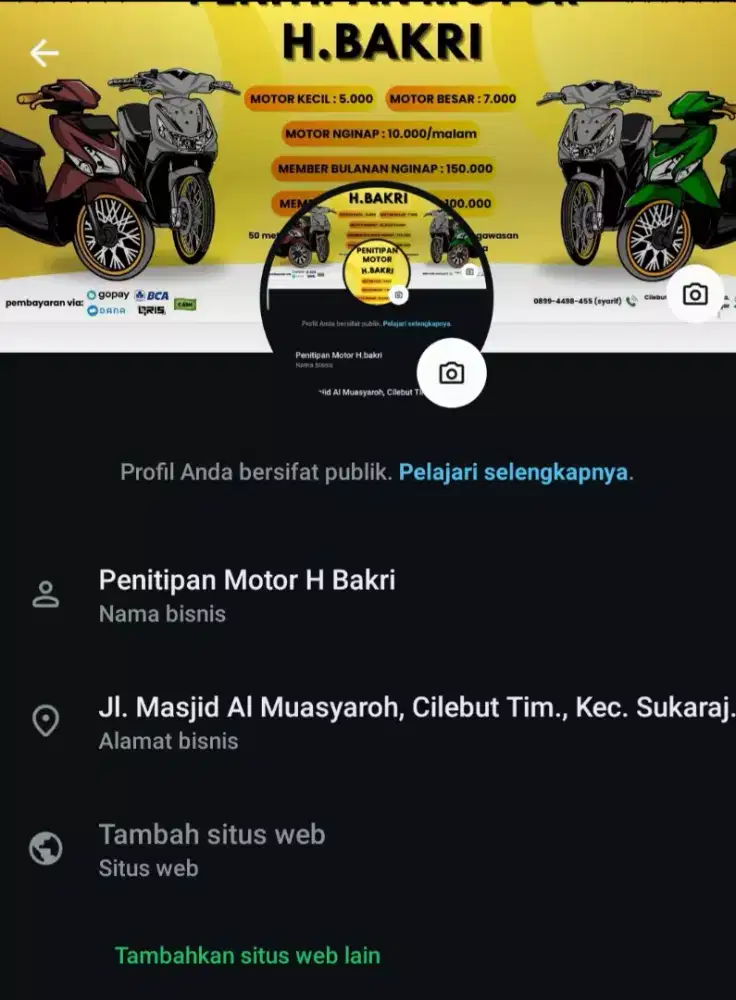 Lowongan penitipan motor
