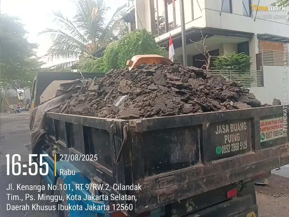 Jasa angkut puing dan buang sampah