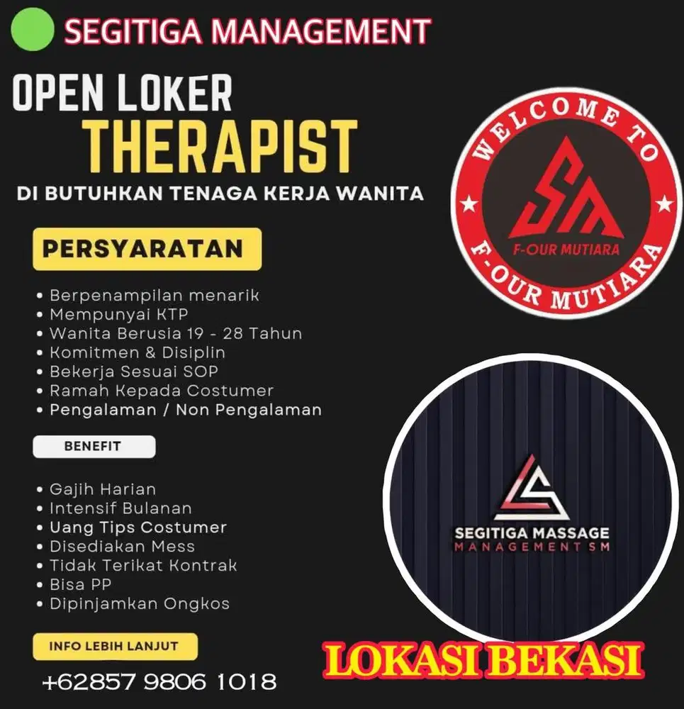 LOKER KHUSUS CEWEK USIA 18-29 TAHUN
