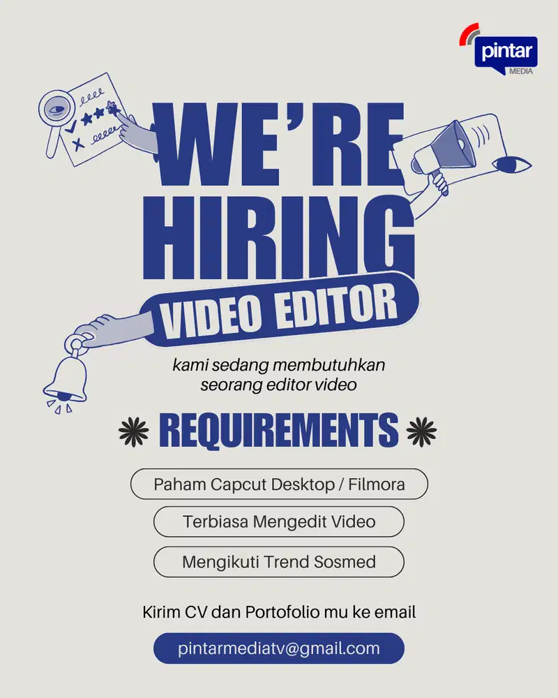 LOKER TUKANG UPLOAD VIDEO + EDITOR VIDEO