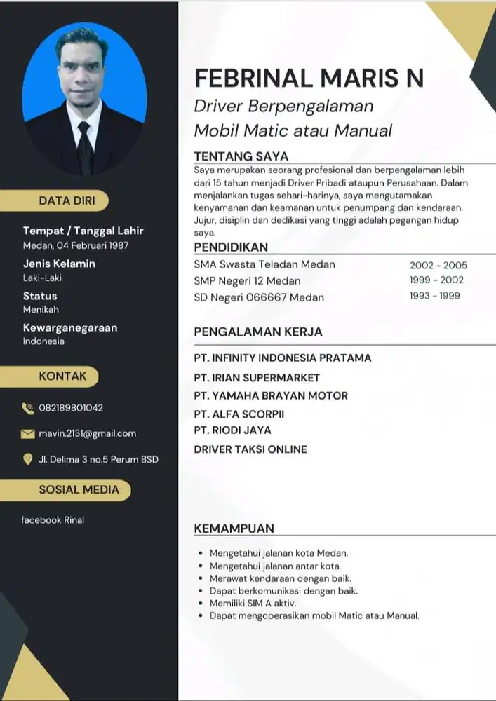 Mencari pekerjaan driver