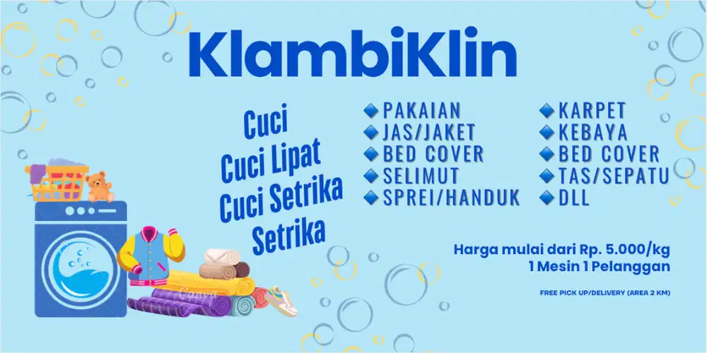 Tenaga Lepas Laundry (Setrika)