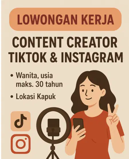 lowongan untuk konten creator atau bikin konten untuk perusahaan