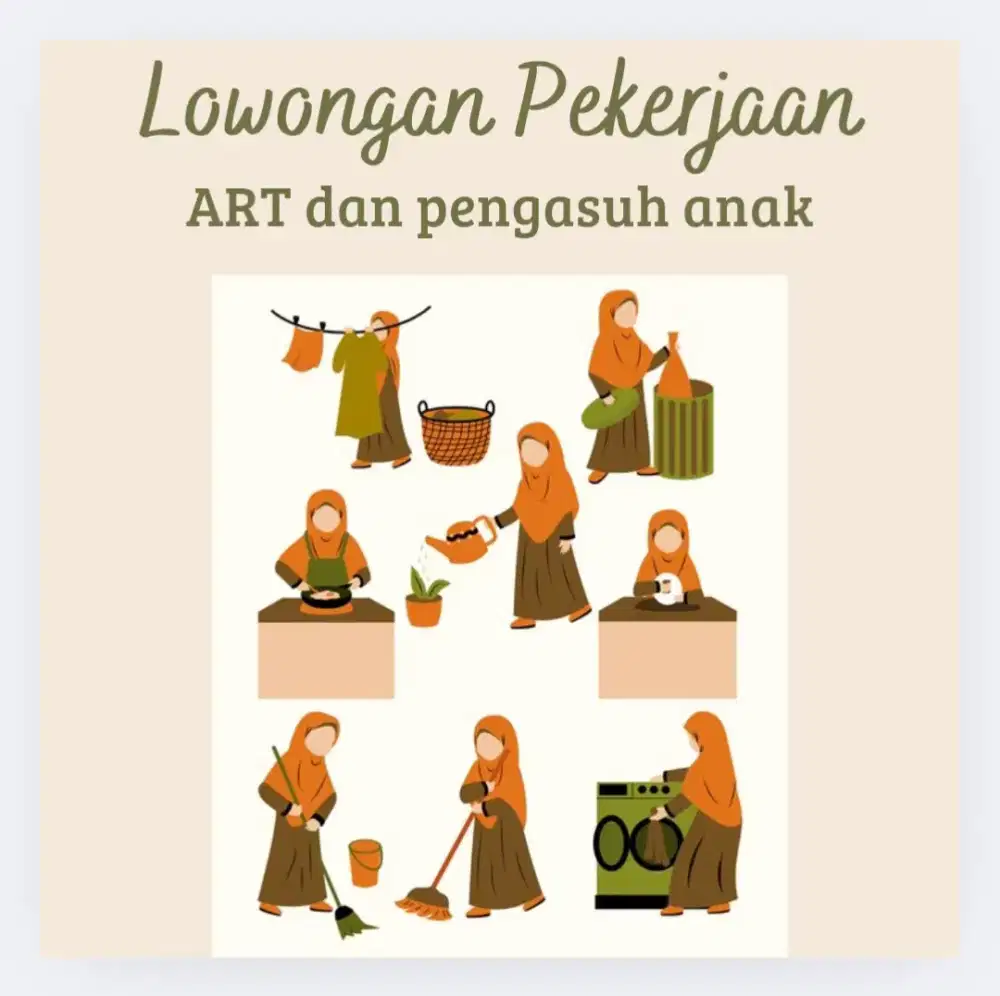 Di butuhkan ART - Menginap
