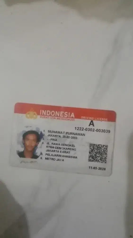 Cari kerja supir pengalaman 2 thn 7 bulan