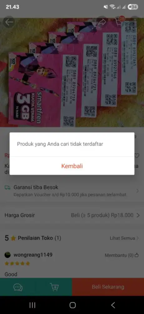 DIBUTUHKAN AKUN SHOPE YANG SUDAH VARIVIKASI PER KUN10RB UNTUK JUALAN