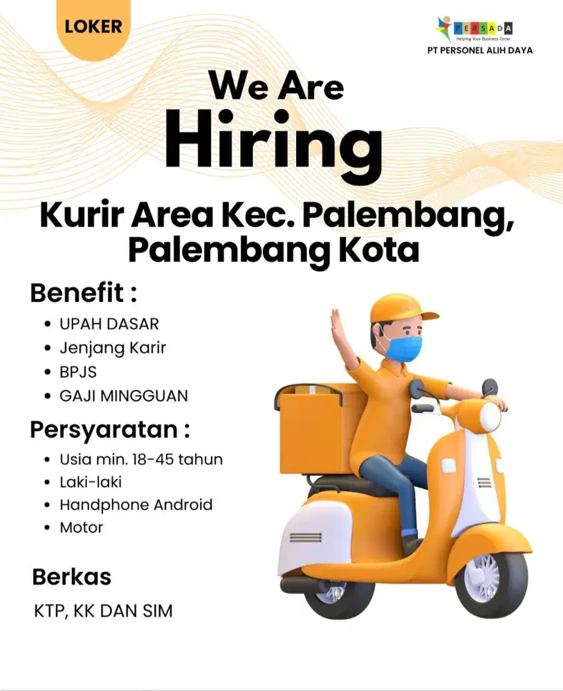 KURIR EKSPEDISI AREA PALEMBANG