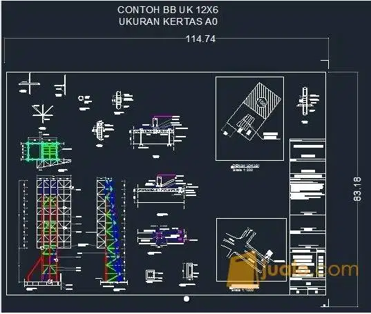 Jasa Gambar Autocad 2D / Jasa Drawing Autocad 2D / Ijin Reklame
