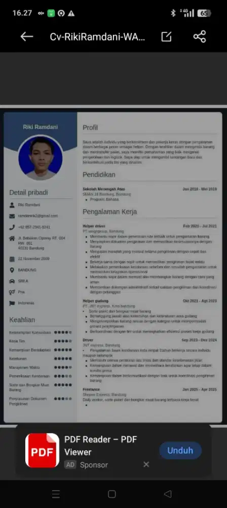 Cari pekerjaan apasaja