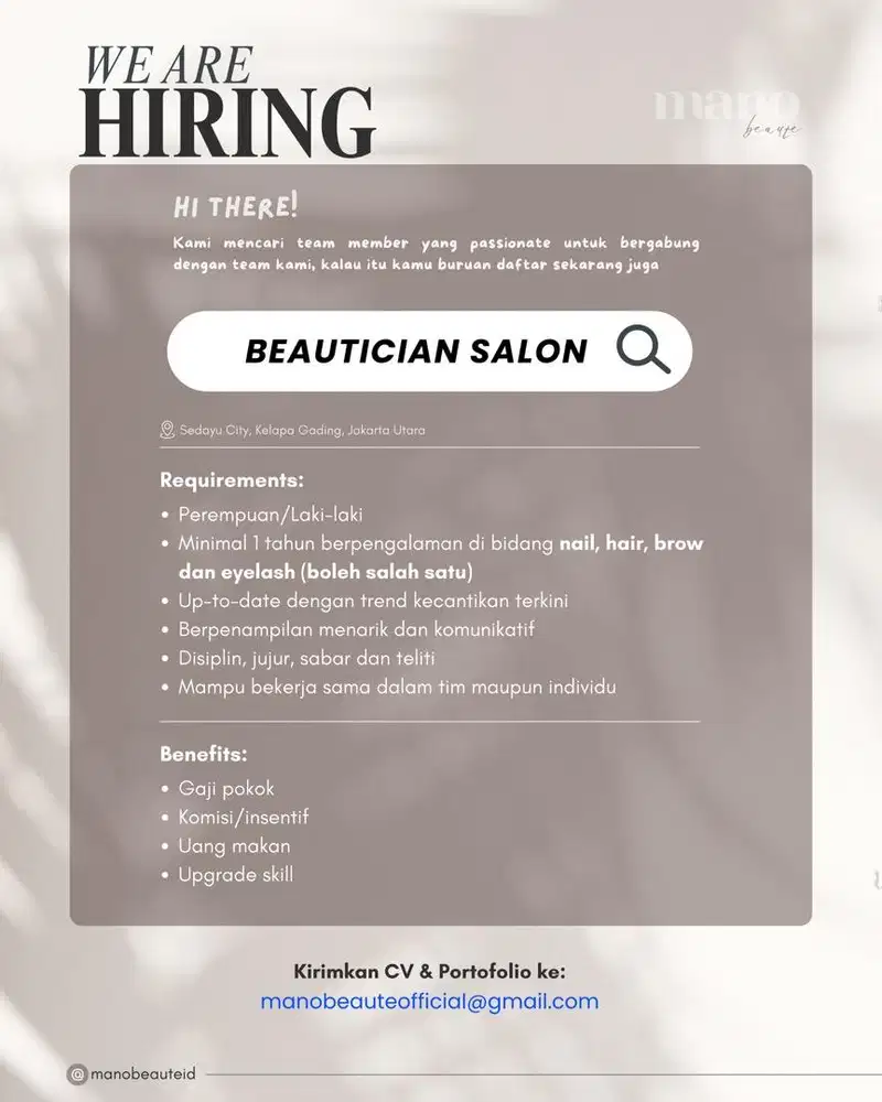 Beautician Salon