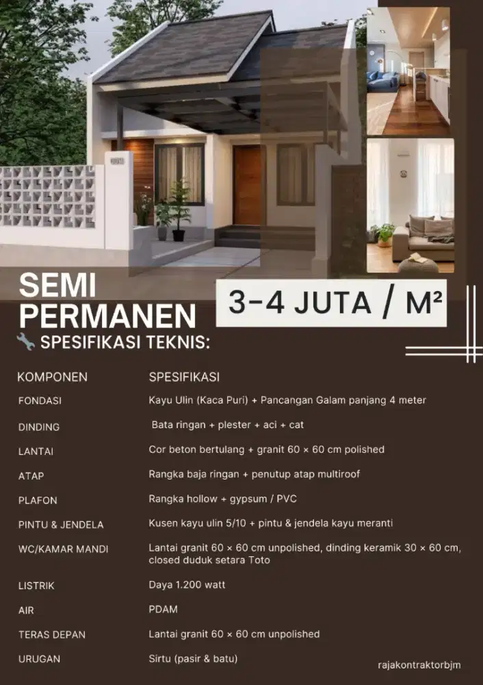 Jasa kontraktor rumah & renovasi - bisa sesuai Budget