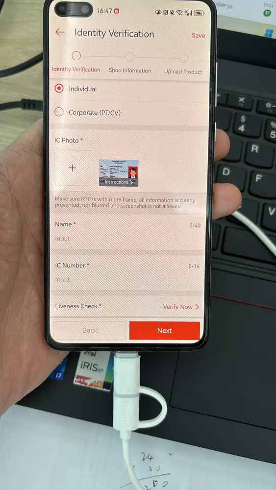 Bantu saya daftarkan toko online di Toko/Shopee/Tiktok—Diberi upah