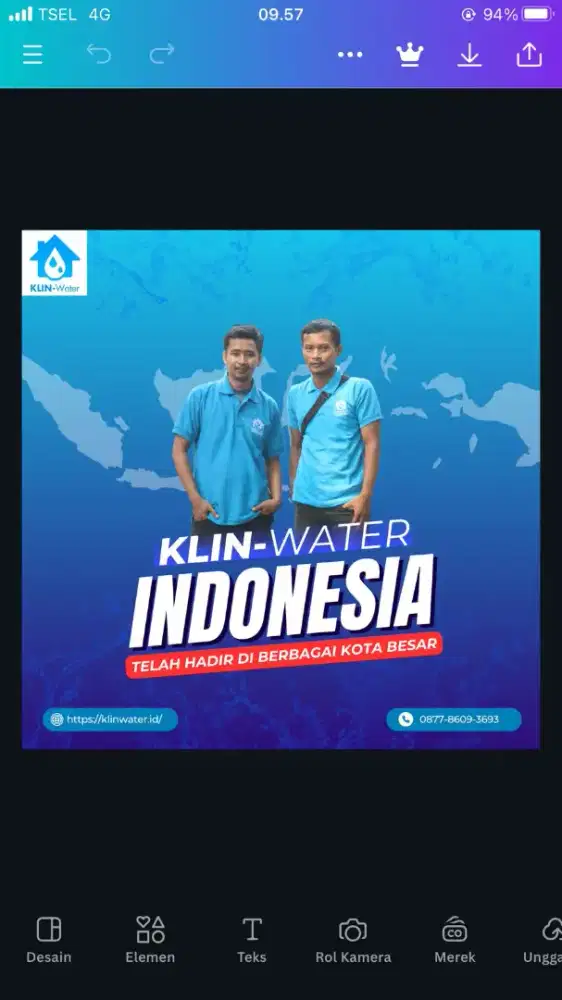 Teknisi lapangan pembersihan pipa dan toren