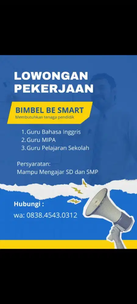 Lowongan Guru SD & SMP