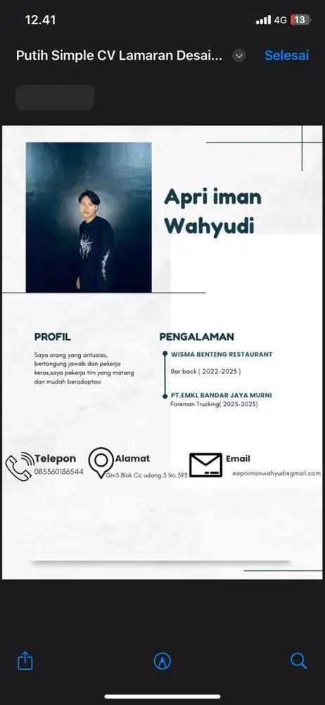 Info loker full time