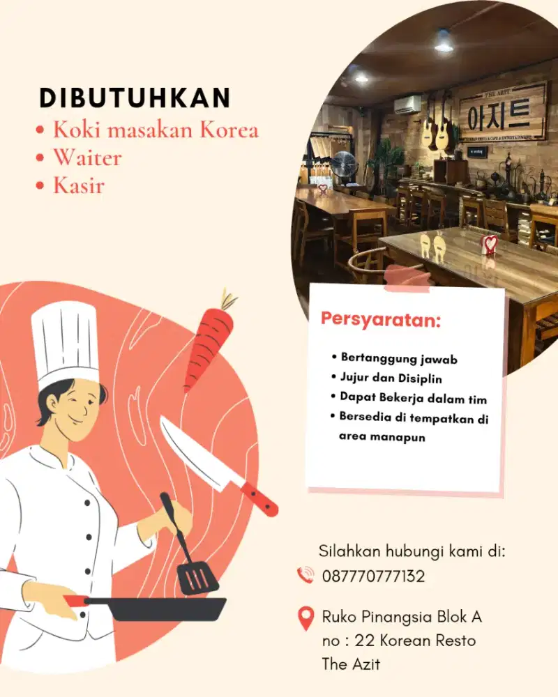 Lowongan pekerjaan Restoran