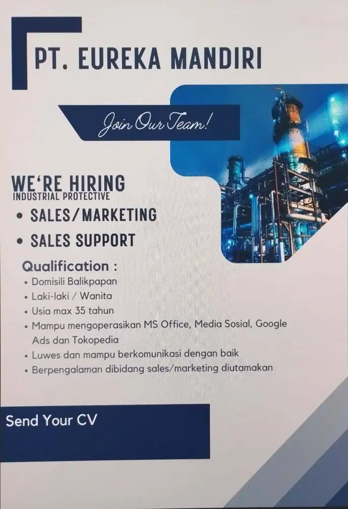 5 Sales Support, Join us now