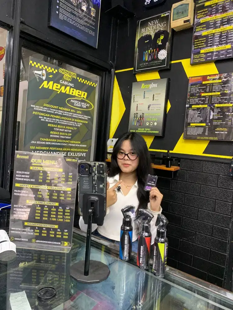 KASIR CUCI MOTOR BARONWASH