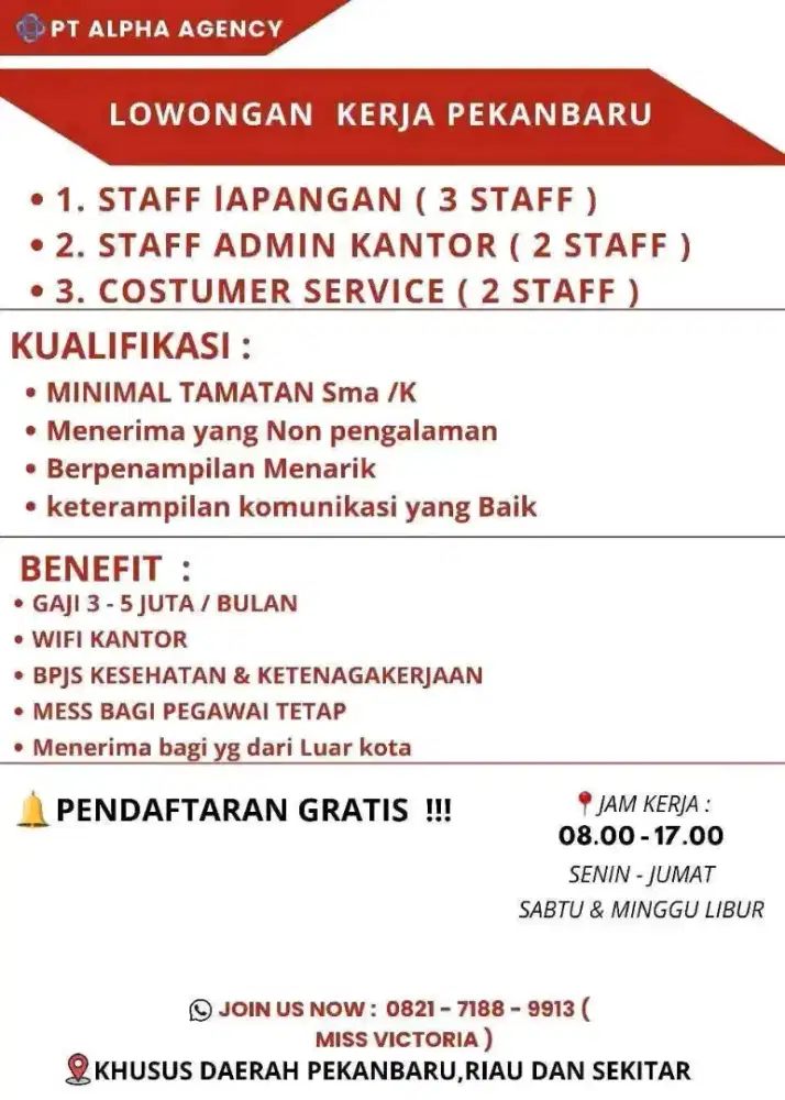Sedang mencari Karyawan