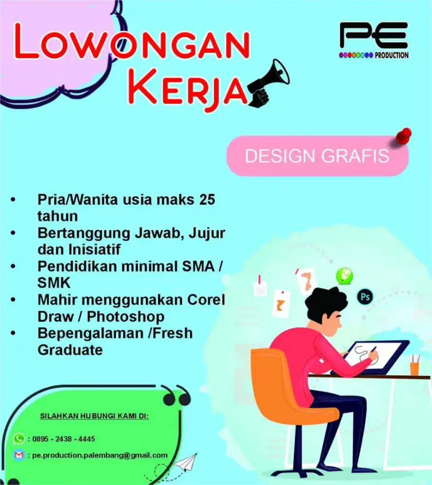 DIBUTUHKAN DESIGN GRAFIS
