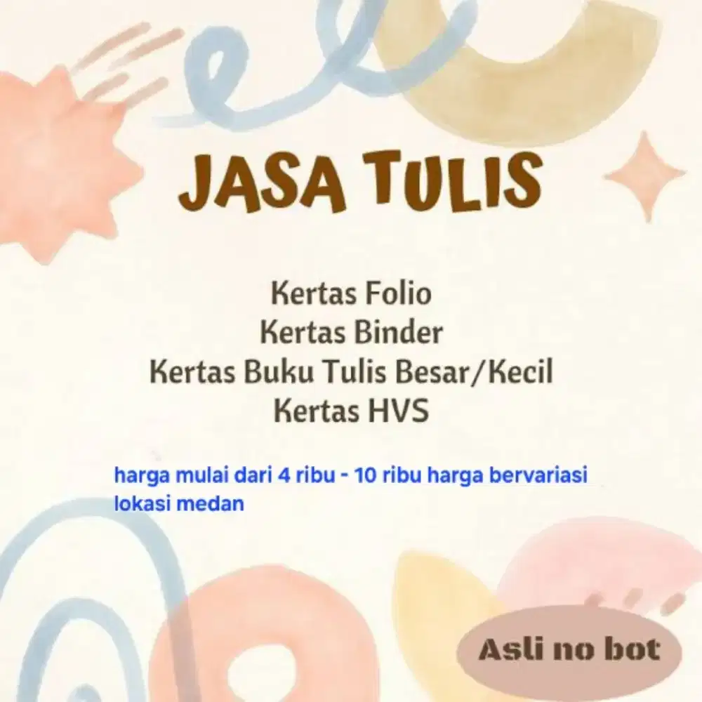 Jasa tulis tangan