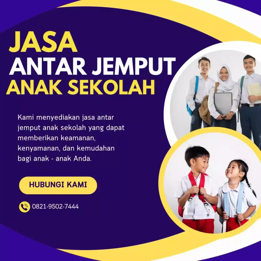 Mobil Antar Jemput Anak Sekolah SD dan SMP