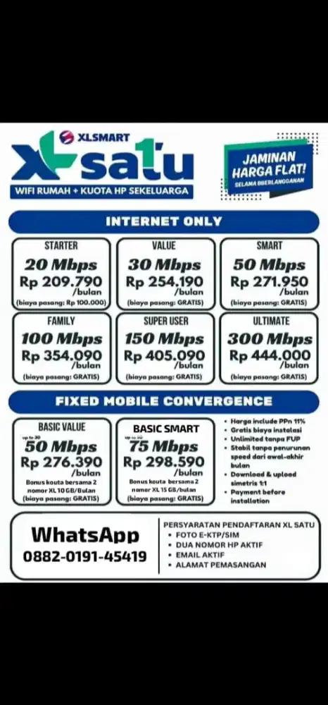 Pemasangan Wifi XL HOME
