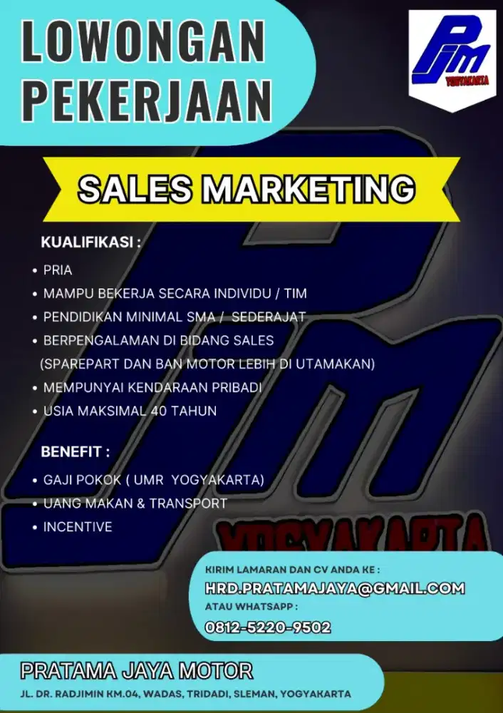 Lowongan Kerja Sales Marketing