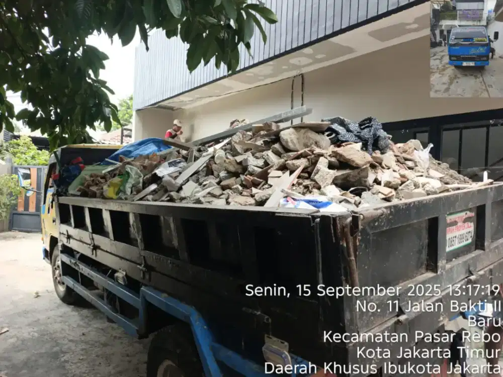 Jasa buang puing dan angkut sampah