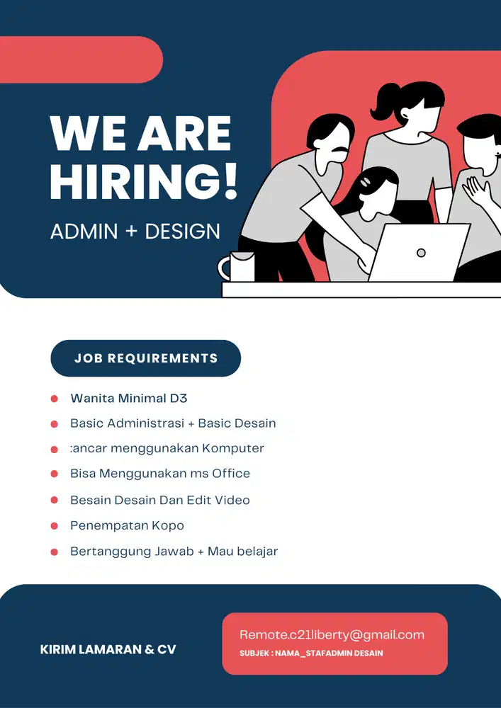Loker Admin desain Kopo