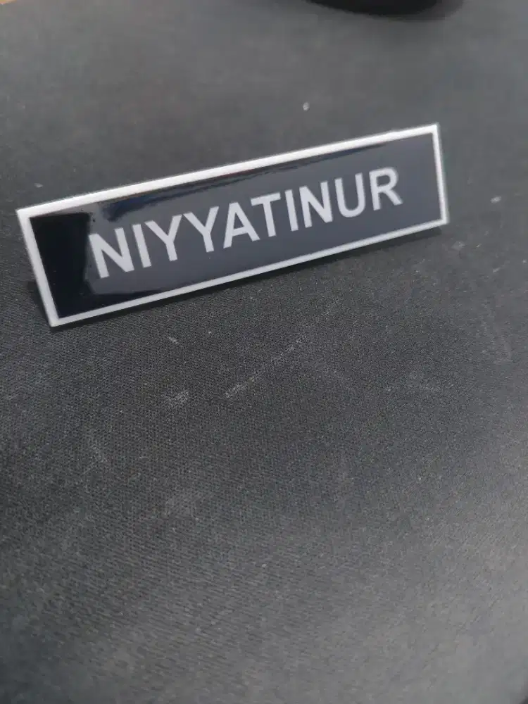 nametag resin magnet