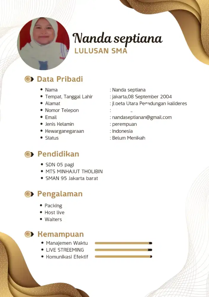 Cari pekerjaan host live