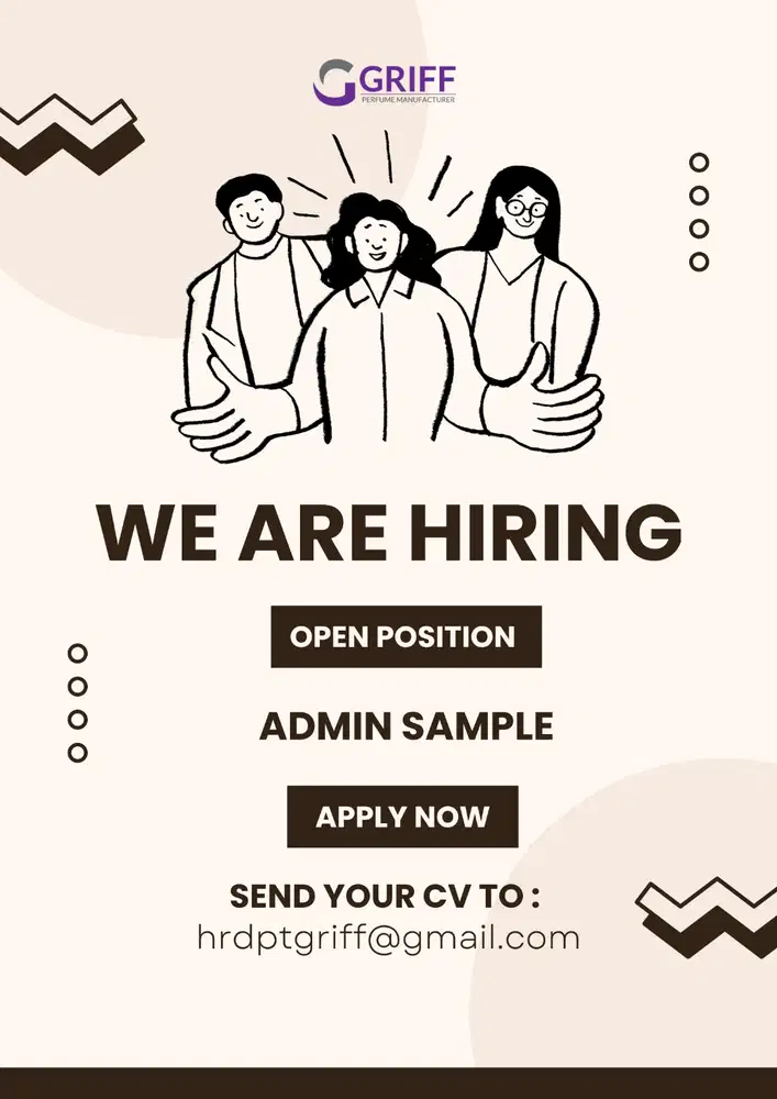 LOWONGAN KERJA ADMIN SAMPLE URGENT HIRING !!!