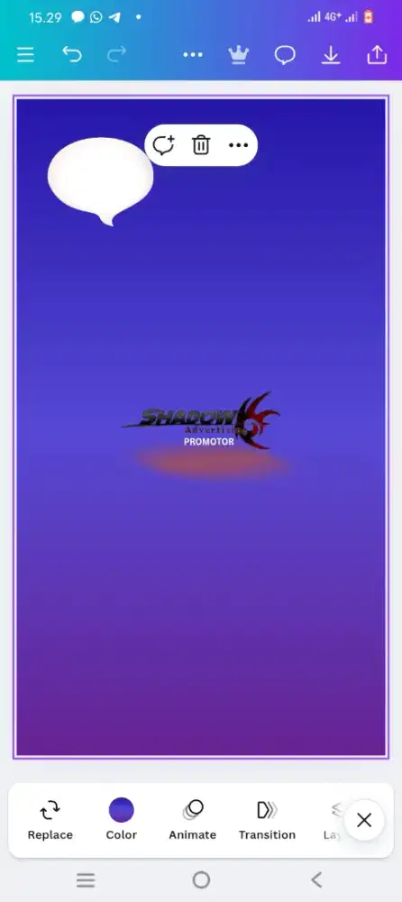 Shadow advertising promotion