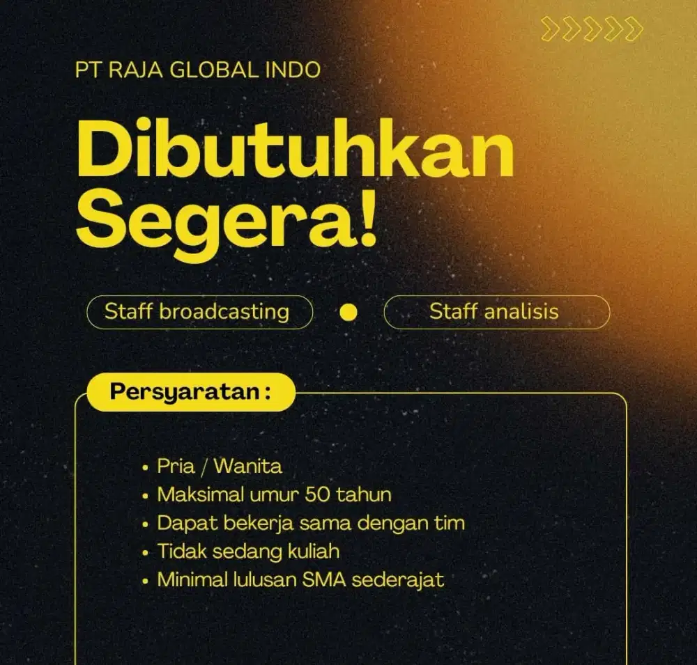 Lowongan pekerjaan