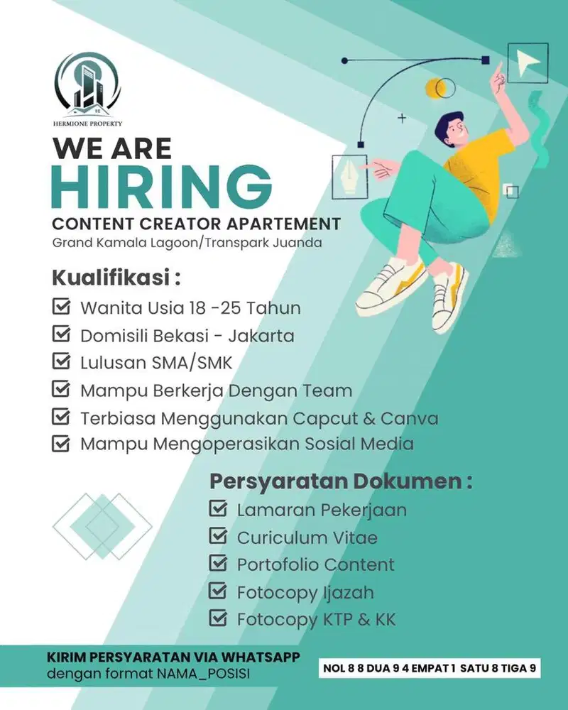 LOKER KONTEN KREATOR APARTEMENT