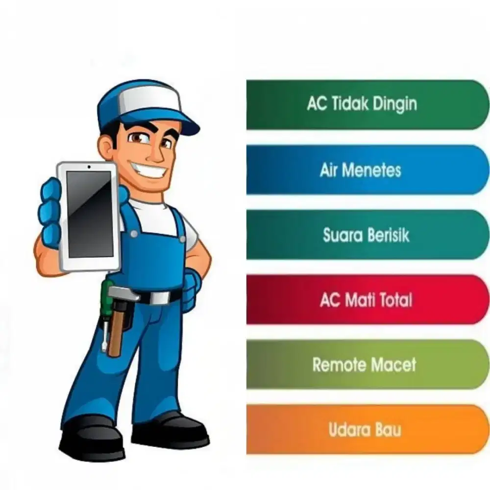 Jasa cuci tandon dan servisAC