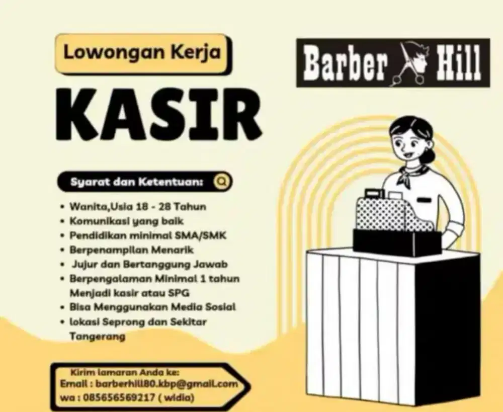 LOKER KASIR WANITA