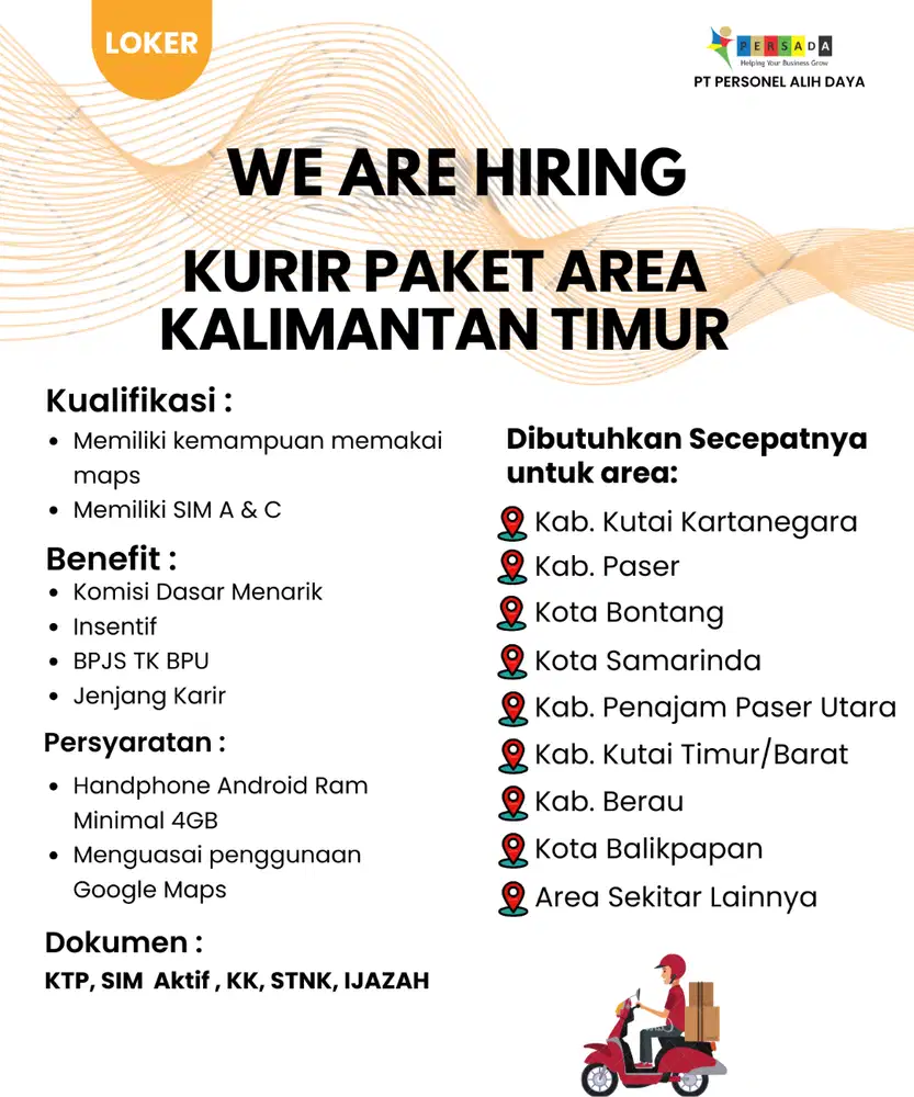 KURIR EKSPEDISI AREA ALL KALIMANTAN