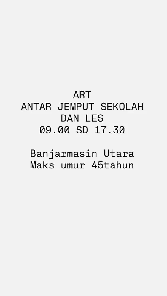ART PULANG PERGI