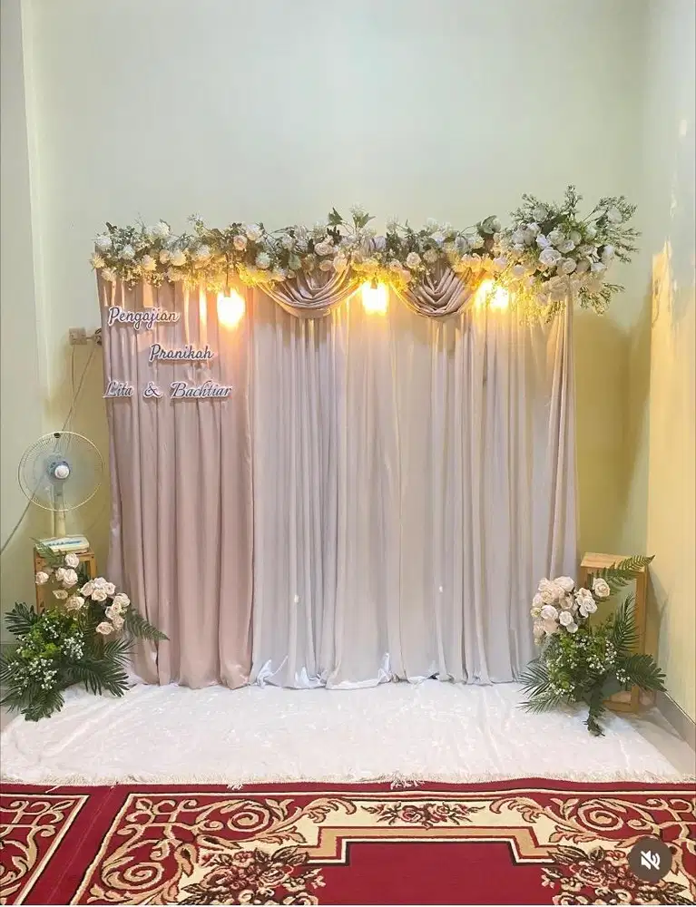 Dekor lamaran tedak siten ultah aqiqah akad nikah