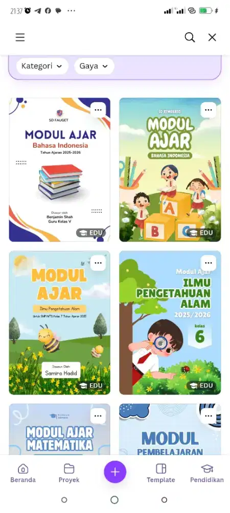 Membuat Modul Ajar Ukin PPG