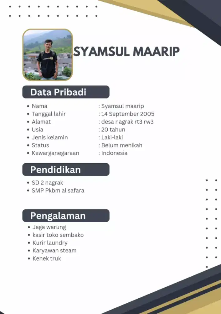 Mencari pekerjaan apa saja keahlian bisa saya ikutin sesuai pekerjaan
