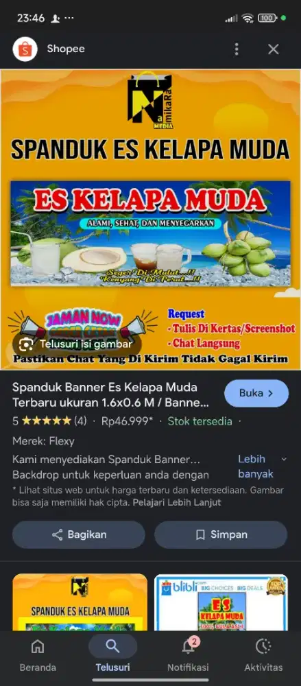 Lowongan kerja jaga lapak es kelapa