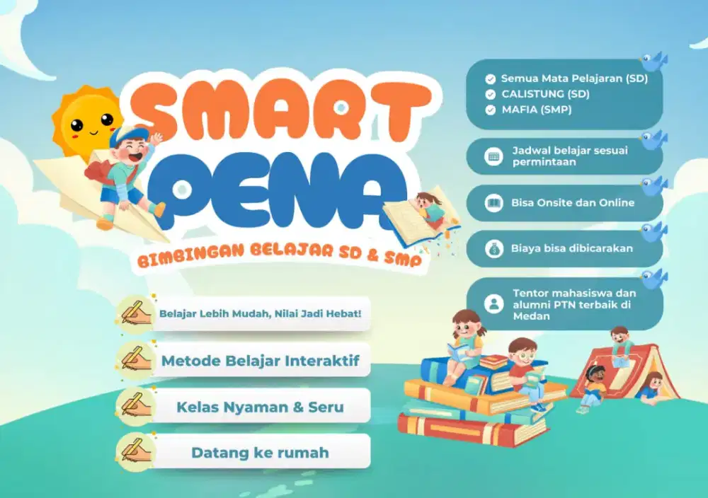 SMART PENA – Les Privat SD & SMP di Medan